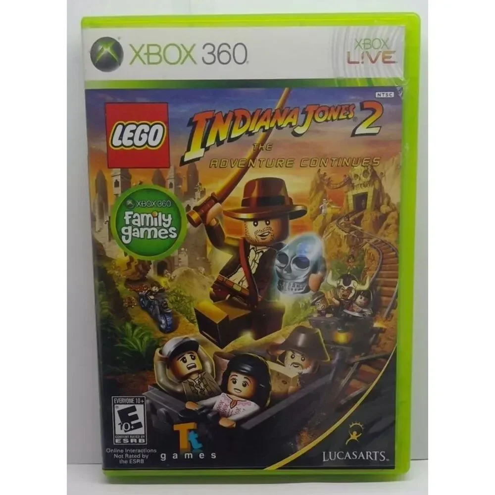 LEGO Indiana Jones 2 The Adventure Continues (Xbox 360, 2009) Complete Tested